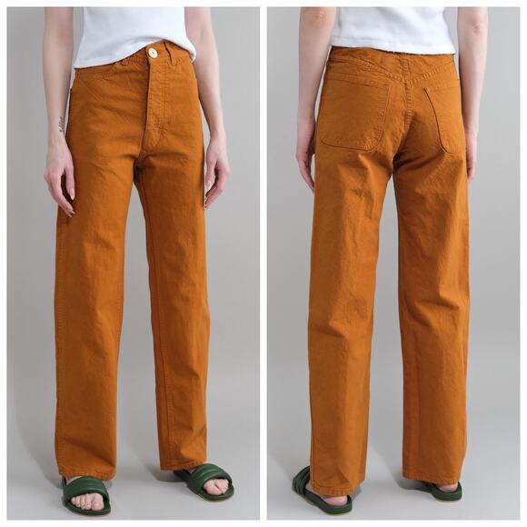 Jesse Kamm California Slim Cotton Pant Clay - Picture 1 of 11